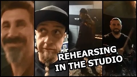 System of a Down rehearsing in the studio (May 16, 2017)