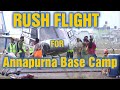 Rush Flight For Annapurna Base Camp