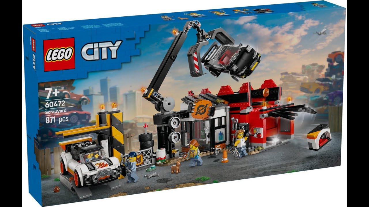 LEGO Instructions | City | 60472 | Scrapyard | Town - YouTube