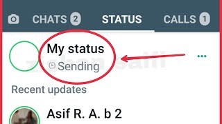 WhatsApp Fix Status Sending Problem Solve screenshot 2