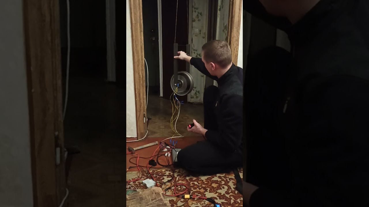 Аксиальный BLDC (электродвигатель на постоянных магнитах) мотор-колесо ...