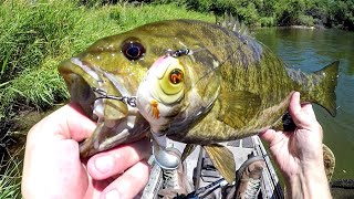 Summer Fun Fishing River Smallies!