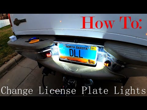 How To: Change License Plate Lights | 2003 Ford F250 | + Most American Trucks |