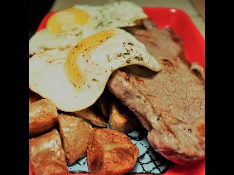 Steak, Potato & Eggs
