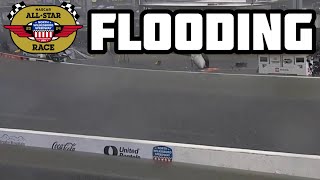 2024 NASCAR NORTH WILKESBORO SPEEDWAY FLOODING AT THE ALL STAR RACE