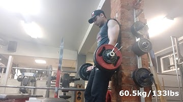 Strict Curl Attempt - 60kg/130lbs