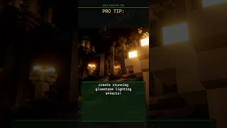 Minecraft tip: create stunning glowstone lighting effects! ✨