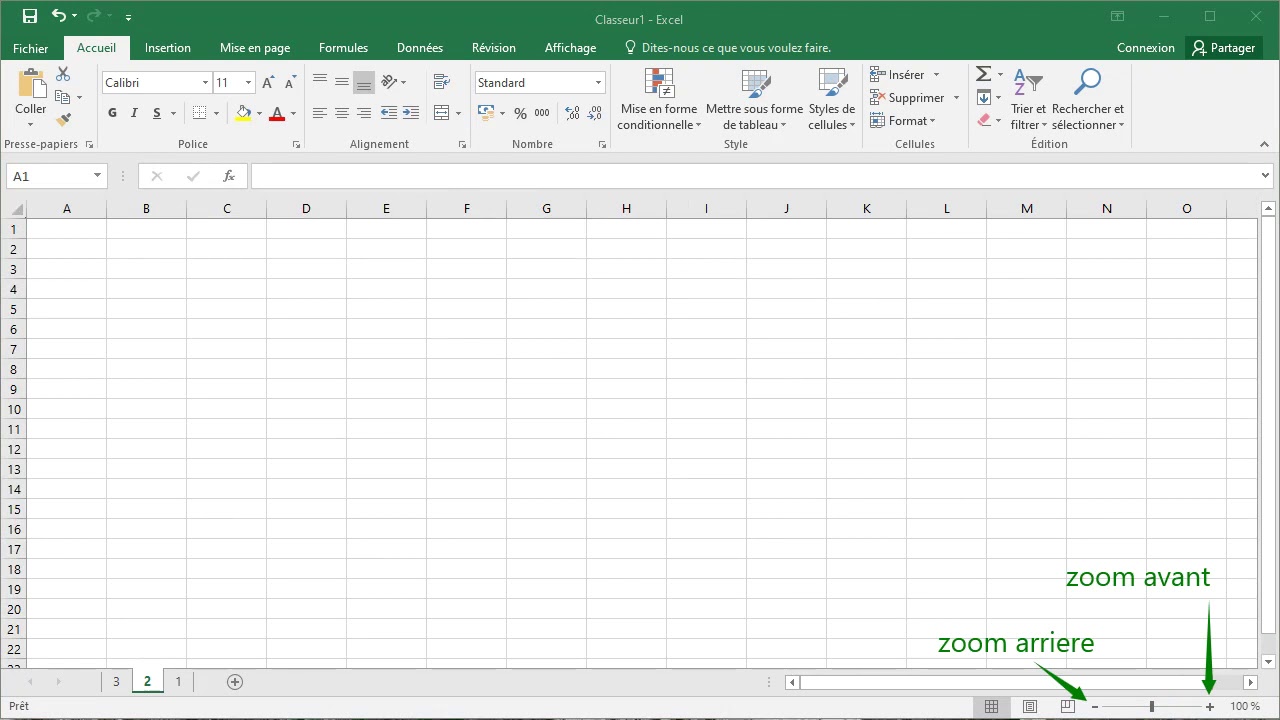 EXCEL 02 1 1 Feuille gestion zoom1 - YouTube