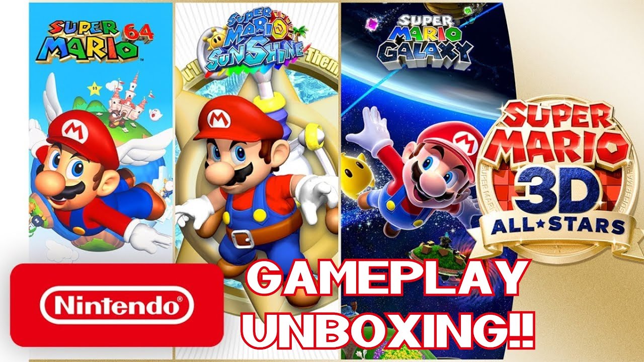Gameplay unboxing - Super Mario 3D All Stars - BONIFACIO