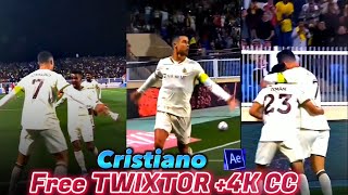 Cristiano Ronaldo Vs Damac Hat Trick Free Clips Best 4K Clipscc High Quality Editing For Free