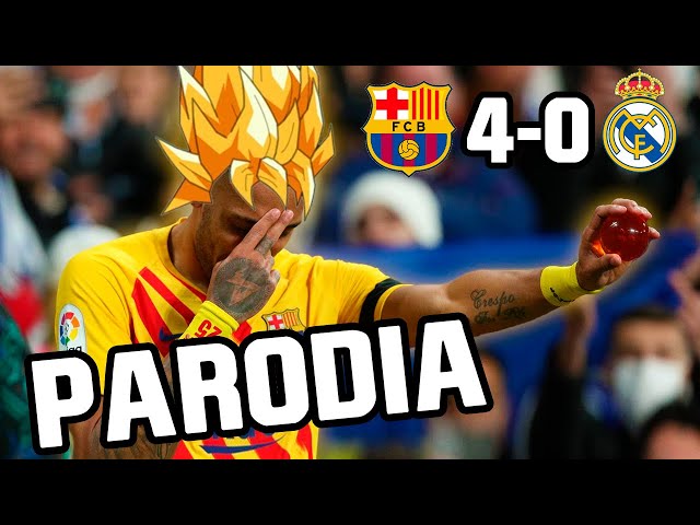 Canción Real Madrid vs Barcelona 0-4 (Parodia Dragon Ball Super) class=