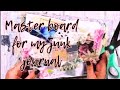 Fabric snippet board for junk journal embellishments | French junk journal *part 4*