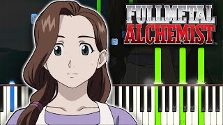 Trisha's Lullaby - Fullmetal Alchemist Sad OST - Piano tutorial