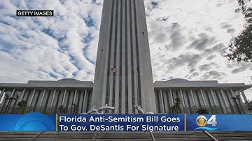 Florida Anti-Semitism Bill Goes To Gov. DeSantis For Signature