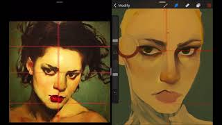 Digital painting tutorial | iPad Pro & Procreate screenshot 5