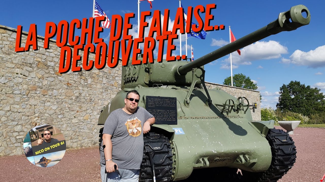 DECOUVERTE ET HISTOIRE DE LA BATAILLE DE LA POCHE DE FALAISE.. - YouTube