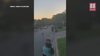 Dunwoody neighbors hold surprise parade for nurse Megan Cann