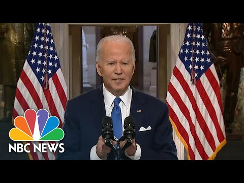 Biden blasts Trump On Anniversary of Jan. 6