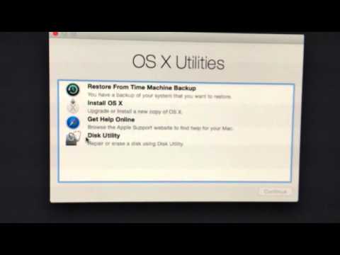 Mac OS X Yosemite Clean Install