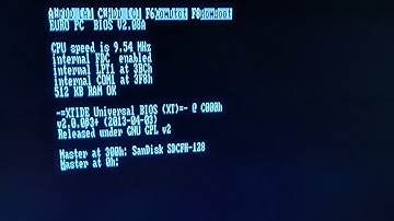 Booting Gotek/FlashFloppy from EuroPC