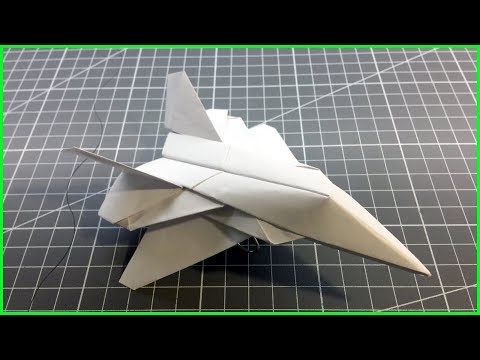 Схема истребитель оригами
