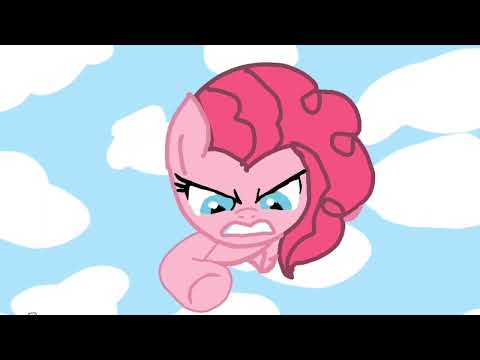 smile hd but pinkie is beating up fluttershy (read desc)