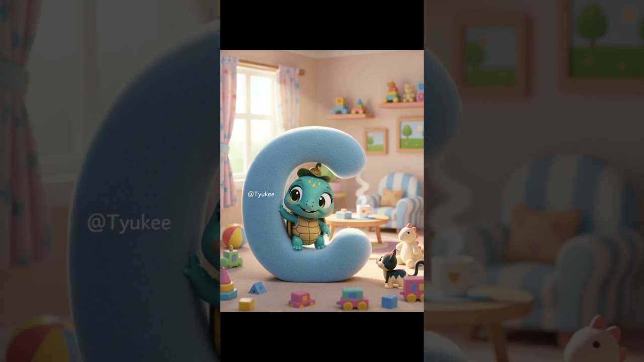 “So Cute! C for Cat 🐱💖 Alphabet Fun with Tyukee 😍”