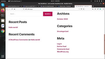 Latest WordPress Installation Using LAMP ( Apache,MySQL,PHP ) 2020. Step By Step