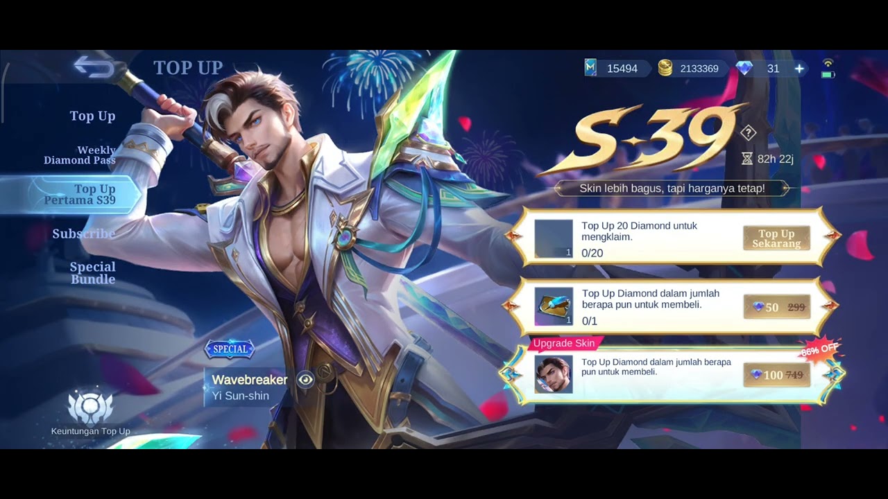 Lumayan dapet 46 botol bisa buat Ghacha skin Legend lagi gaess. Kalian dapet botol brapa gaess