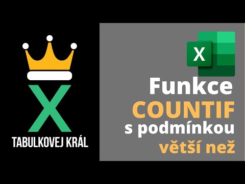 Jak spočítat studenty nad určitou bodovou hranicí? Funkce COUNTIF v akci | Excel 365 Tutorial