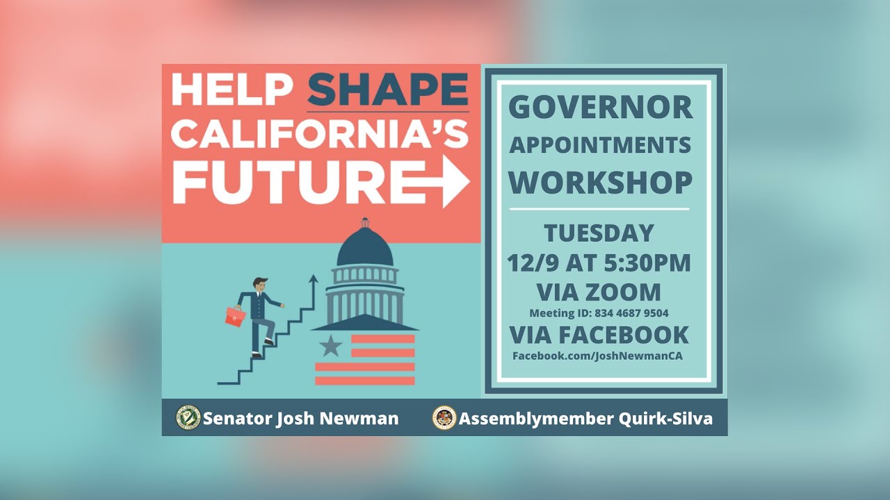 Sen. Newman Governor Appointments YouTube