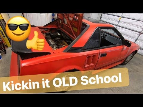 Toyota Mr2 Mk1 Build - Spark plug change, walkaround, and test drive!