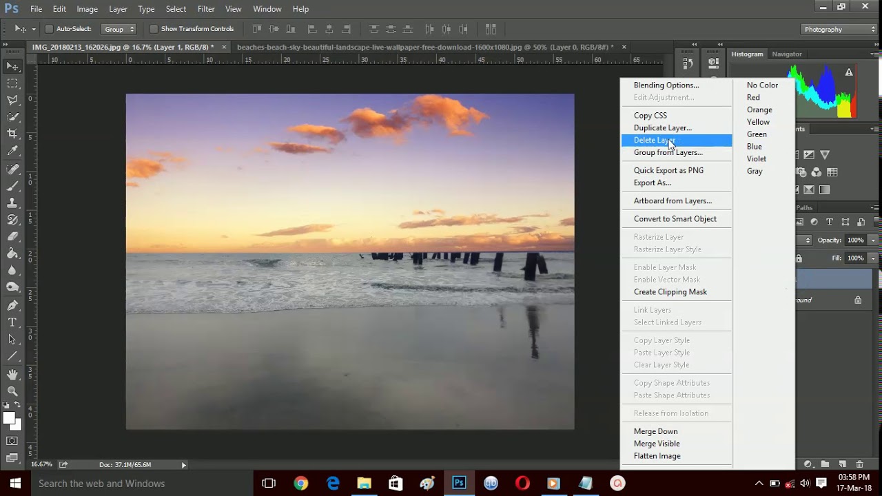 HOW TO REPLACE THE SKY AND REFLECTION cc /Tutorial 1 YouTube