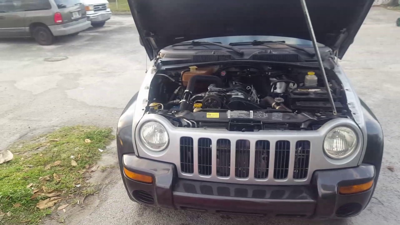 2002 jeep liberty 4d56T diesel YouTube