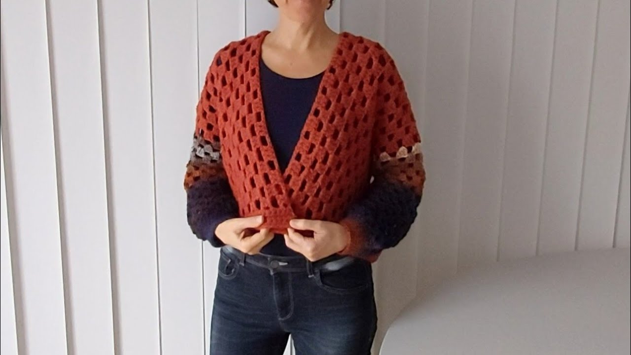 jacke in einem stück häkeln