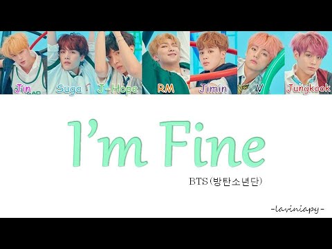 BTS - I'm Fine Color Coded Lyrics (Türkçe Çeviri/Laviniapy)