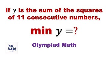 Find the minimum of y | Olympiad Math