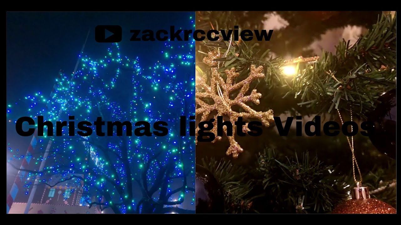 Christmas lights Videos #zack - YouTube