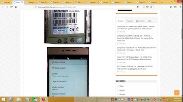 Lenovo A999+ Flash File MT6572 Hang On Logo Virus Fixed Firmware
