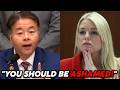 "You Must Resign!" - Pam Bondi MELTS DOWN When Ted Lieu EXPOSE Her For Defending Epstein Clients
