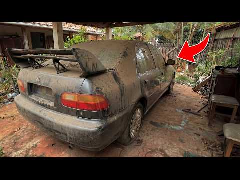 Deep Cleaning ABANDONED Old CIVIC – Extremely Satisfying