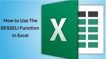 How To Use The BESSELI Function In Excel