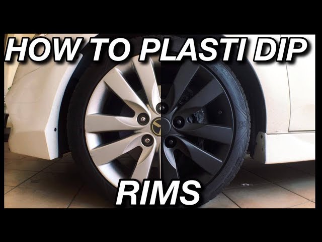 Paint it's spray rims plasti dip paint vinyl rim 18 inch audi s line 