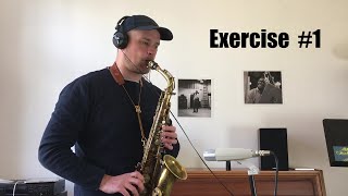 Basic Jazz Conception for Saxophone by Lennie Niehaus (Vol. 1) - Exercise #1