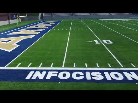 Akron Zips Athletics - Football Turf Time Lapse - 7/18/22