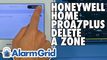Honeywell Home PROA7PLUS: Delete a Zone