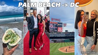 VLOG | West Palm Beach for last of spring training, DC for futures game, Nat Gala + scary uber story