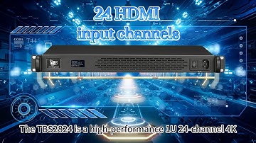 24-Channel 4K HDMI Video Encoder - TBS2824 (H.265/H.264) | Ultimate Streaming Solution