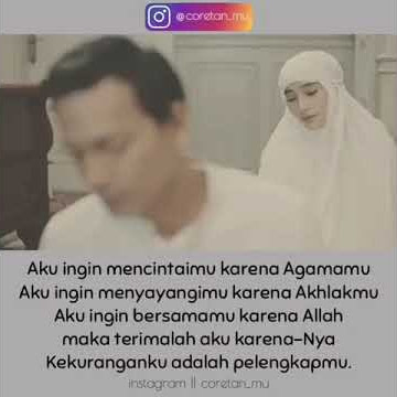 Aku Mencintaimu Karena Allah || Status Whatsapp