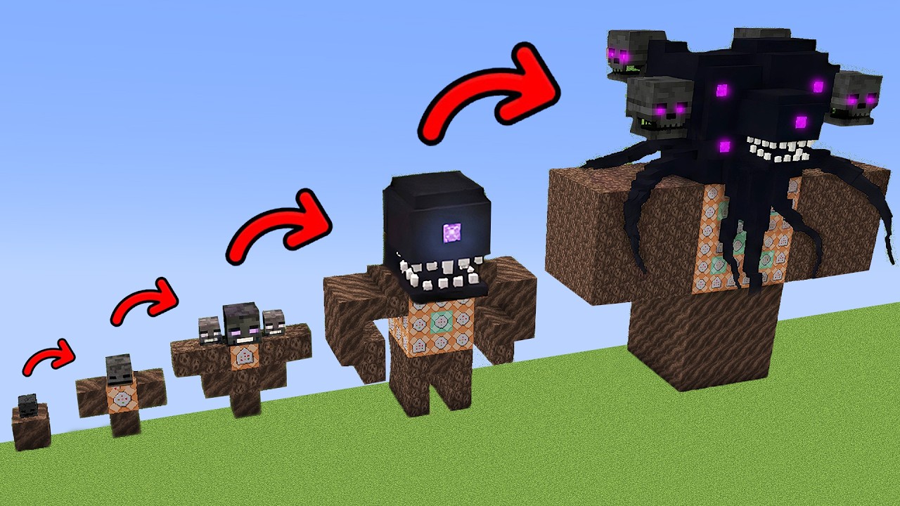Wither Storm ALL PHASES in Minecraft
